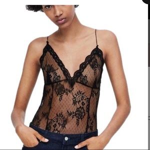 Zara lace bodysuit
